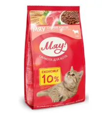 Мяу! для взрослых кошек (Мясной) 900 г