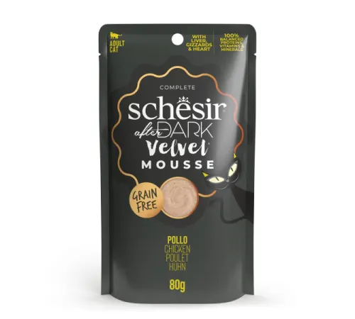 Schesir After Dark Velvet Mousse (Курица), 80 г