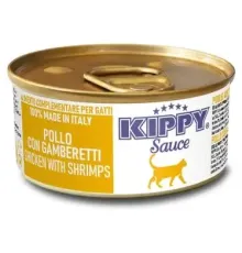 Kippy Sauce Cat Филе курицы с креветками в соусе, 70 г
