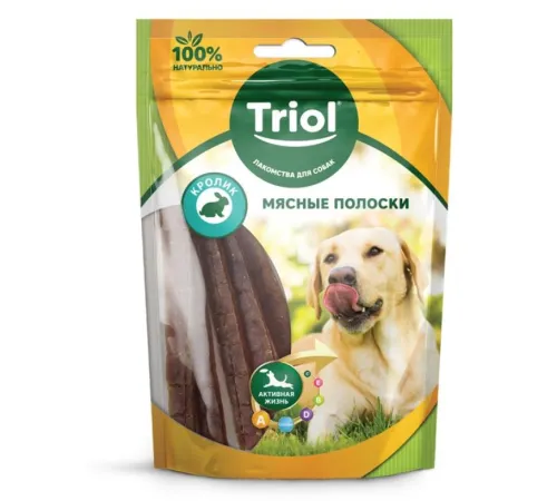 Triol Мясные полоски из кролика для собак, 70 г