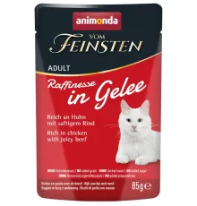 Vom Feinsten Adult Raffinesse (Курица и говядина в желе), 85 г