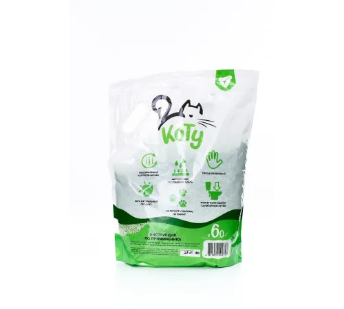 КОТУ Наполнитель TOFU Природный GREEN 6 л