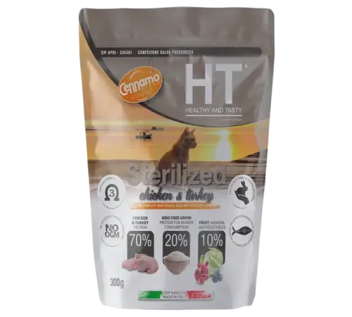 Cennamo HT Sterilized Cat (Курица, индейка), 300 г