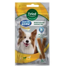 Triol DENTAL NORM Палочки жевательные для собак средних пород, 75 г (3 шт/уп)