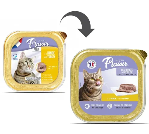 Plaisir Паштет для кошек (Индейка), 100 г