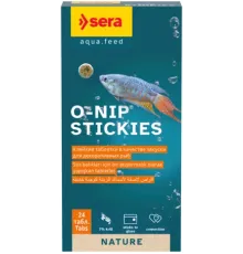 Sera Корм-лакомство для декоративных рыб O-Nip Stickies, 16 г (24 таб.)