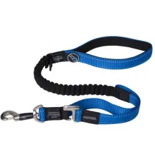 Удлиненный поводок Rogz Control Lead Blue XL 25 мм/0,8 м