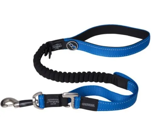 Удлиненный поводок Rogz Control Lead Blue XL 25 мм/0,8 м