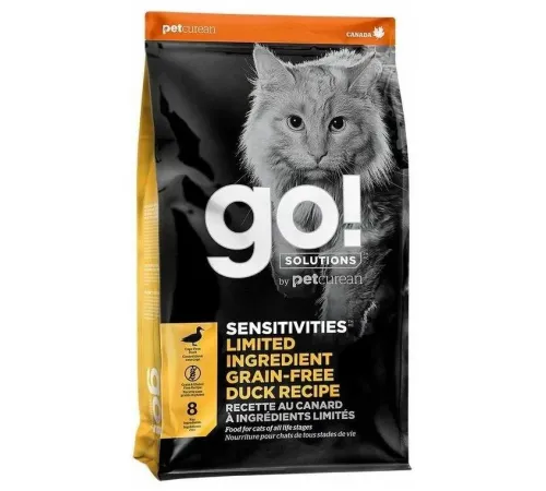 GO! Sensitivities Limited Ingredient Cat GF (Утка) 1,81 кг