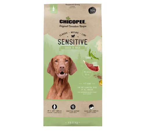 Chicopee CNL Sensitive Adult All breeds (Утка и рис), 2 кг