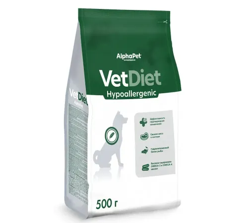 AlphaPet Vet Diet Dog Hypoallergenic, 500 г
