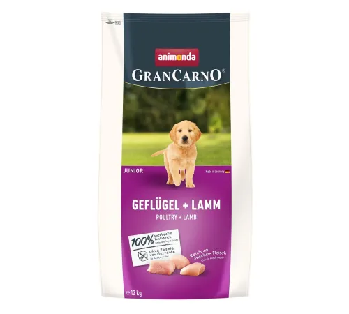 Animonda GranCarno Junior (Птица и ягненок), 12 кг