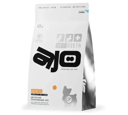 AJO Vet Dieta Hepatic Dog, 800 г