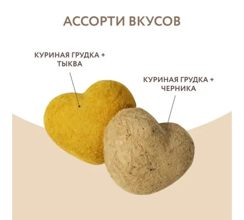 Мнямс Фросты из курицы с черникой и тыквой, размер S, 1 шт
