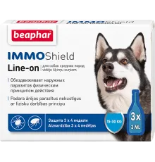Beaphar Капли IMMO Shield Line-on для средних пород 1 пипетка