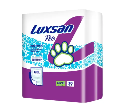 Luxsan Premium Gel Коврики (пеленки), 60х90 см, 30 шт/уп