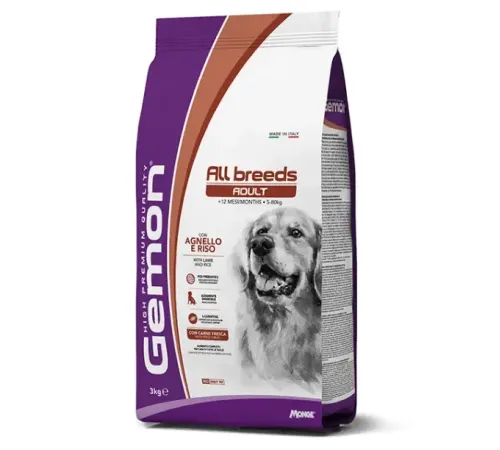 Gemon Dog Medium Adult (Ягненок, рис), 3 кг