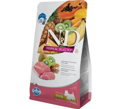 Farmina N&D LG Tropical Selection Adult Mini (Свинина), 1,5 кг