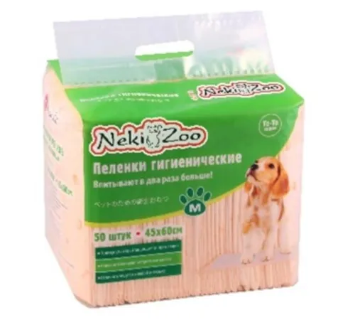 NekiZoo Пеленки гигиенические, 45х60 см, 50 шт./уп.