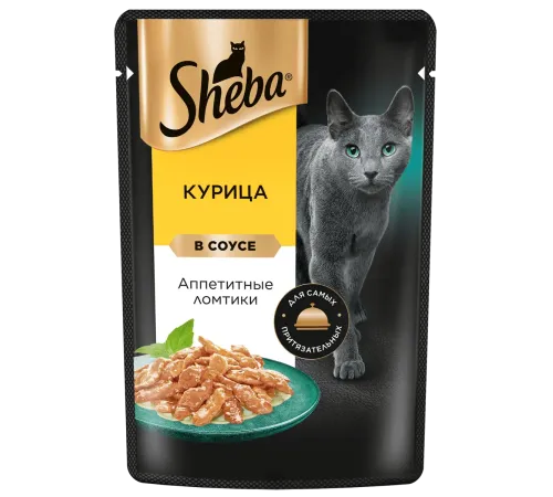 Sheba Ломтики в соусе (Курица), 75 г