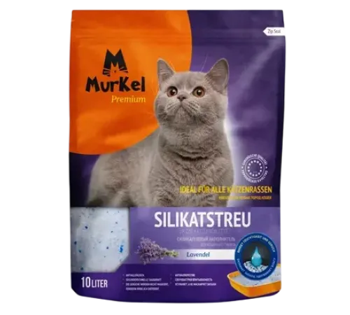 Murkel Наполнитель силикагелевый (Лаванда), 22 л/10 кг