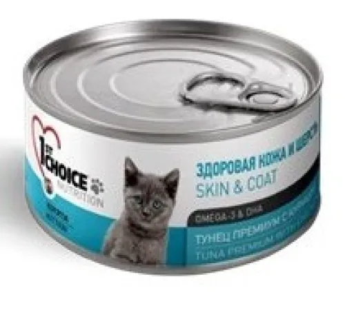 1st CHOICE kitten Тунец премиум с курицей, 85 г