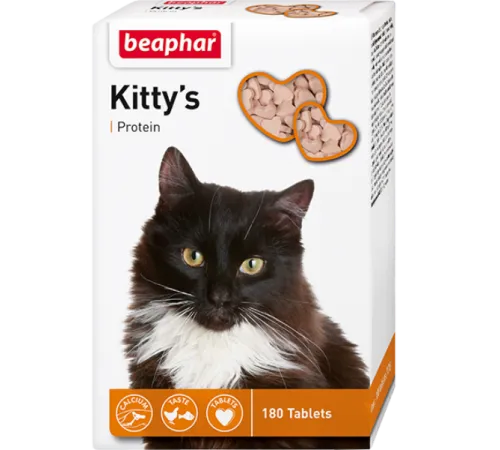 Beaphar Кормовая добавка Kitty's Protein 75 таблеток