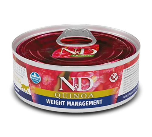 Консервы Farmina N&D Quinoa Weight Management Cat, 80 г
