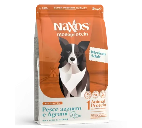 Naxos Adult Medium (Рыба, цитрусы), 3 кг