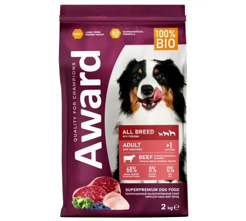 Award Adult Dog (Говядина, курица), 2 кг