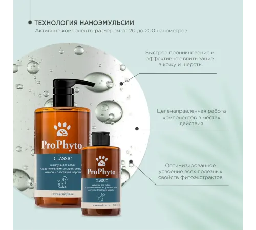 ProPhyto Шампунь для собак Classic, 250 мл