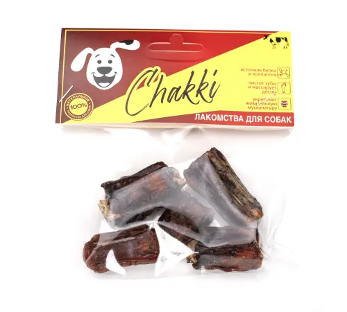 Чакки Хвост говяжий резаный, 50 г
