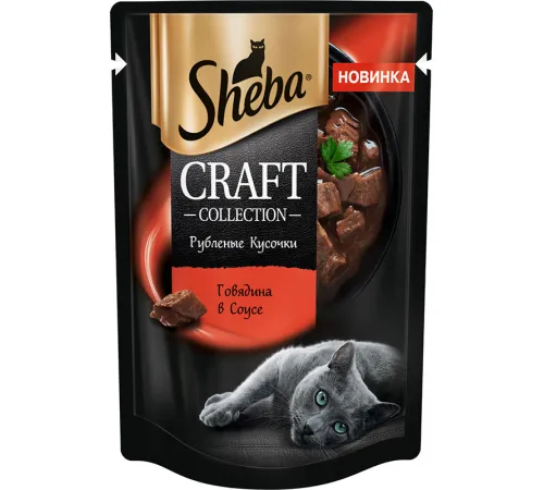 Sheba Craft Collection (Говядина в соусе) 75 г