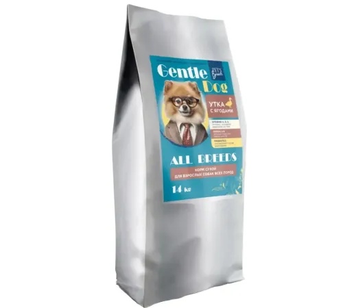 Pet's Brunch Gentle Dog Adult All Breeds (Утка и ягоды), 14 кг