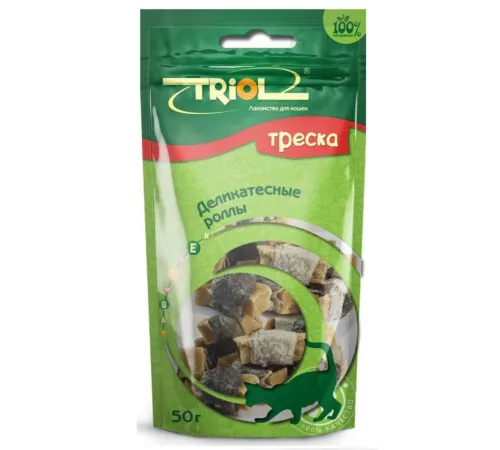 Triol PT34 Роллы из трески, 50 г