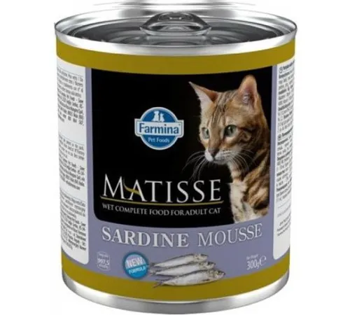 Консервы Farmina Matisse Cat Mousse Sardine, 300 г