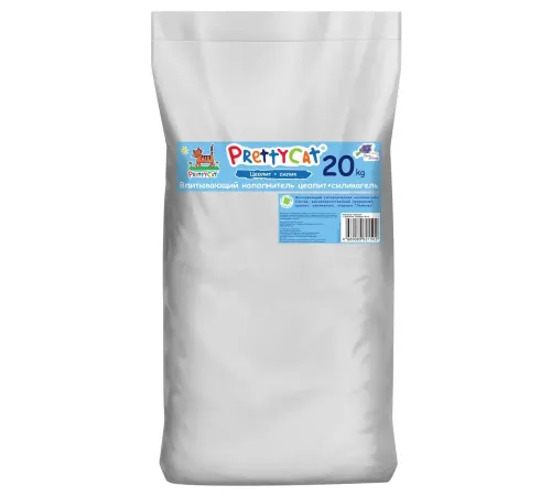 PrettyCat Наполнитель глиняный Naturel (Лаванда), 20 кг