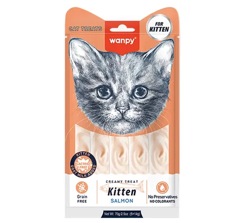 Wanpy Cat Нежное пюре из лосося, 70 г