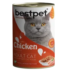 Bestpet Adult Cat (Курица в соусе), 400 г