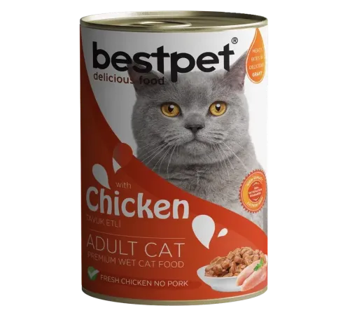 Bestpet Adult Cat (Курица в соусе), 400 г