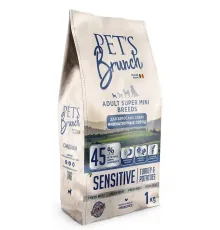 Pet's Brunch Adult Super Mini Breeds Sensitive (Индейка и картофель), 1 кг