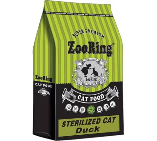 ZooRing Sterilized Adult Cat (Утка), 10 кг