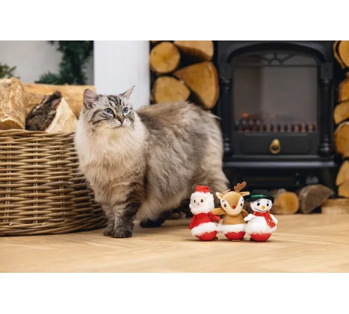 Beeztees Игрушка для кошек Воблер рождественский, 10 см