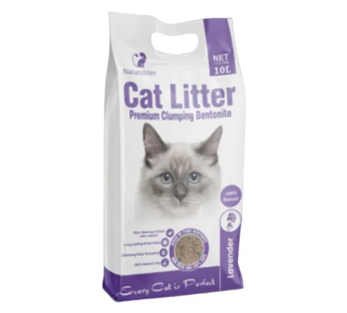 Naturalitter Bentonite Cat Litter Лаванда, 10 л