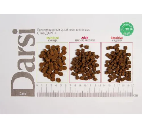 Darsi Sensitive для кошек (Индейка) 1,8 кг