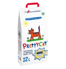 PrettyCat Наполнитель древесный Wood Granules, 4 кг (12 л)