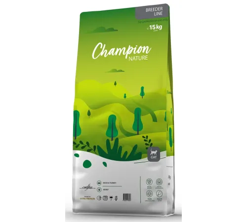 Craftia Champion Nature Ultra Adult Cat (Утка, индейка), 15 кг
