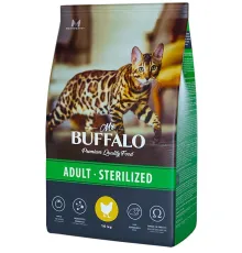 Mr. Buffalo Cat Sterilised (Курица), 10 кг