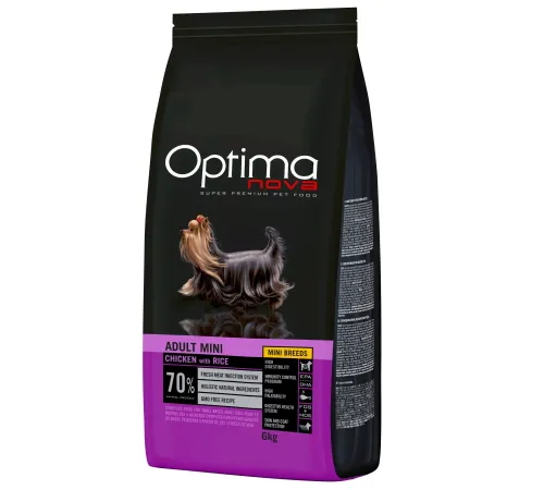 Optimanova Adult Mini (Курица и рис), 2 кг