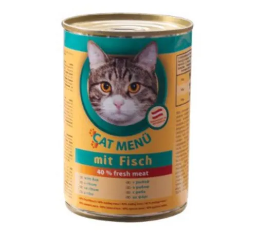 CAT Menu Консервир. корм для кошек (Рыба), 415 г